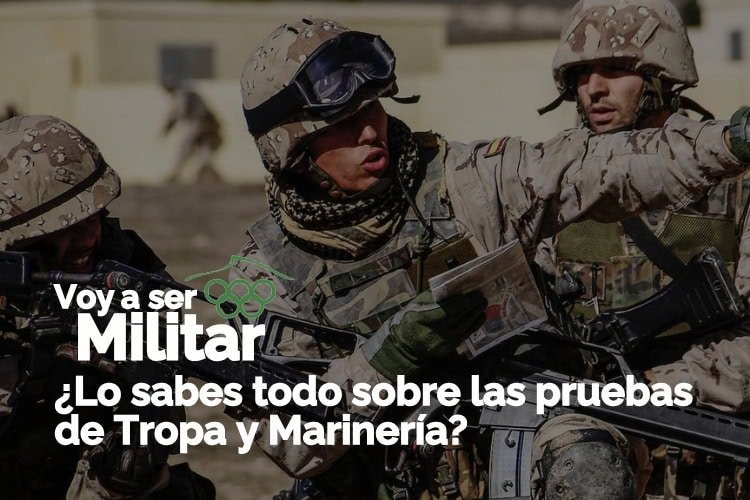 Pruebas de acceso Tropa y Marinería imagen destacada