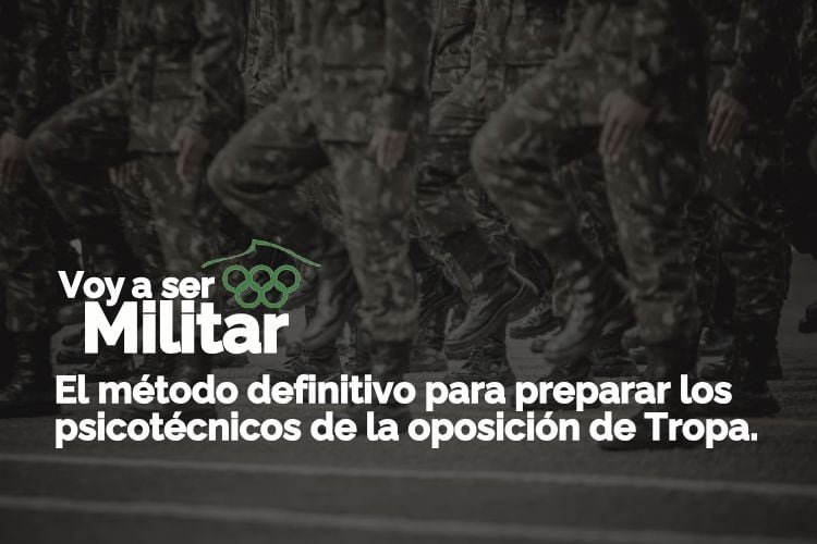 Preparar los psicotécnicos de la oposición de Tropa imagen destacada